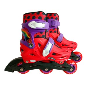 Patins Inline 2 Em 1 Tam 31-34 Miraculou - Br1628-BR1628-64280