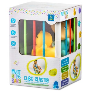 Multikids Baby - Cubo Elastico Com 6 Blo - Br1636-BR1636-38437