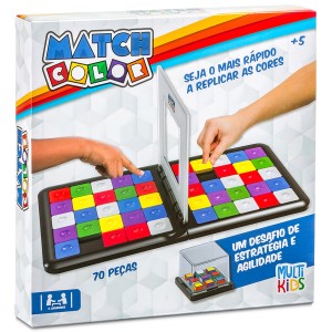 Jogo Match Color Com 70 Peças