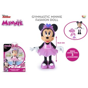 Minnie Fashion Doll Gymnastic Com Acesso - Br1686-BR1686-33323