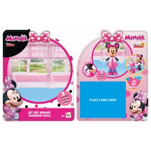 Minnie Fashion Doll Jet Set Com Acessori - Br1687-BR1687-67982