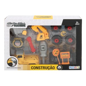 Caminhão Construção Para Montar Com 2 Modelos Sortidos 30cm-BR1700-20745