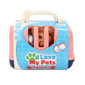 Cachorrinho De Pelúcia I Love My Pets Com 6 Peças-BR1741-88486