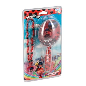 Miraculous Ladybug Escova E Colar - Br1762-BR1762-26652