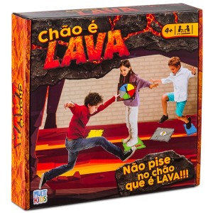 Jogo Chão é Lava Com Roleta, Cartões E Cartas