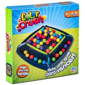 Jogo Color Crush Com Tabuleiro E 48 Bolinhas-BR1776-65385