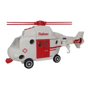 Helicóptero De Resgate Para Montar Com Luz E Som-BR1785-86606