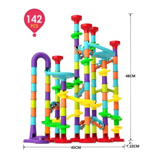 Circuito Marble Run Race Set 142 Peças Coloridas-BR1796-46398