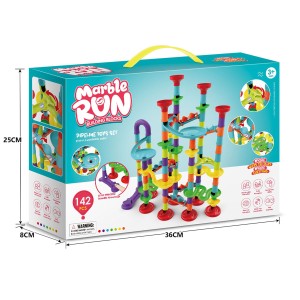 Circuito Marble Run Race Set 142 Peças Coloridas-BR1796-87145