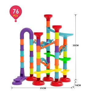 Circuito Marble Run Race Set 76 Peças Coloridas-BR1797-70130