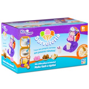 Kids Chef Sorveteria Com Acessorios - Br1809-BR1809-22389