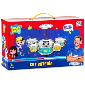 Set De Bateria Infantil Luccas Neto - Br1813-BR1813-83345