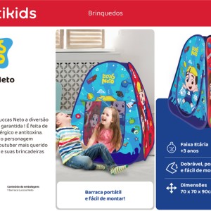 Tenda Luccas Neto - Br1815-BR1815-68264