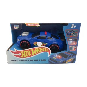 Carro Hot Wheels Polícia Com Luz E Som-BR1821-51133