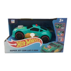 Carro Hot Wheels Super Jett Com Luz E Som-BR1822-53613