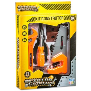 Kit De Construtor Oficina Criativa Com 11 Peças