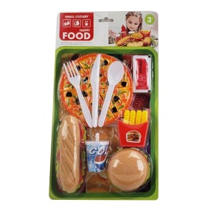 Kit Fast Food Pizza E Sanduíche Creative Fun