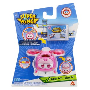 Mini Boneco Super Wings Dizzy Com Luz E Diferentes Expressões-BR1889-86523