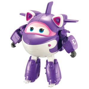 Boneco Transformável Articulado Super Wings Crystal