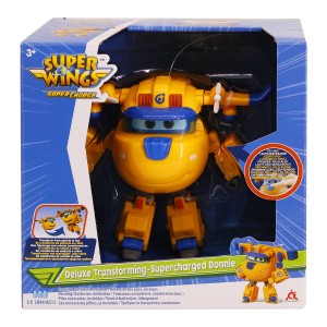 Boneco Transformável Super Wings Supercharged Donnie Com Luz-BR1901-60355