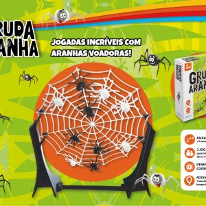 Jogo Gruda Aranha Com 16 Aranhas E Temporizador-BR600-45104