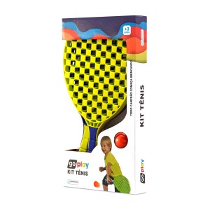 Go Play Kit Tenis Com 2 Raquetes E Bolin - Br949-BR949-90799