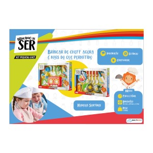 Brincando De Ser - Kit Pequeno Chef - Br954-BR954-68533