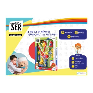 Brincando De Ser - Kit Enfermagem - Br961-BR961-74306