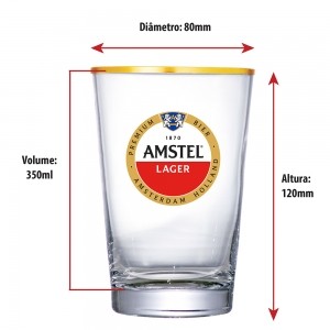 Copo De Vidro Amstel Caldereta Premium Ref7008200-7008200-71022